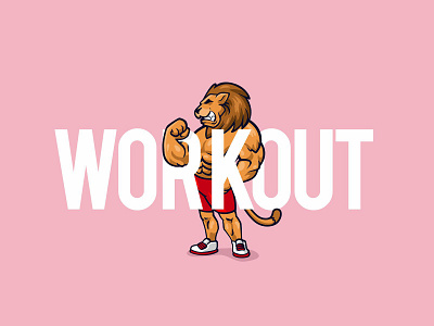 Lion Workout Character