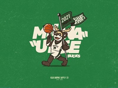 New NBA CHAMPS 2021, Congratulations to Milwaukee Bucks! 2021 basket branding bucks champion champs design dribbble final illustration logo milwaukee nba phoenix playoff suns typography vector