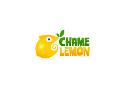 CHAMELEMON (Chameleon + Lemon) mixed logo design concept app branding chameleon design dribbble fruit illustration lemon lizard logo orange typography vector