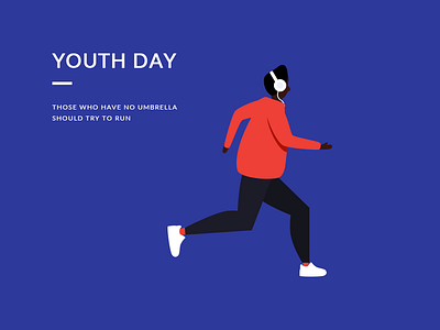 Youth Day day design illustration material youth