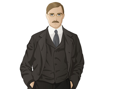 New Character character illustration male man suit vector