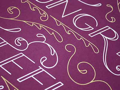 Lettering Detail flourish illustration lettering
