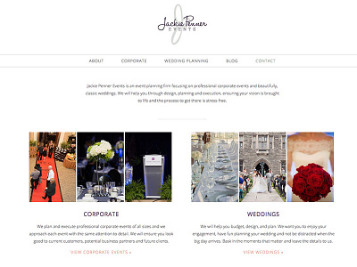 Jackie Penner Events by Ivonne Karamoy on Dribbble