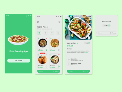 Food Ordering app design app design designer figma food ui ui ux