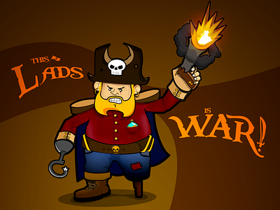Pirate adventure animated art booty captain cartoon illustration illustrator photoshop pirate pirates toon