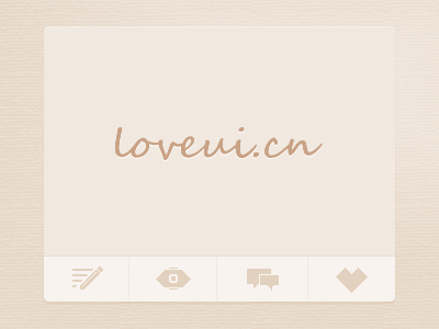 Loveuicn widget