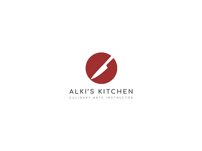 Alki's Kitchen design illustrator logo