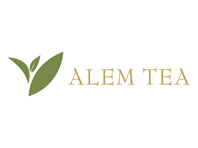 Alem Tea design logo
