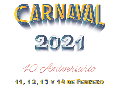 Carnaval Letters aniversary carnival design illustration layout lettering lettering art letters poster typography