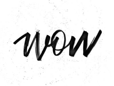 WOW! design illustration ink layout lettering lettering art letters typography
