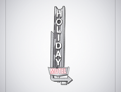 NeonSeries Holiday design illustration lettering poster typography