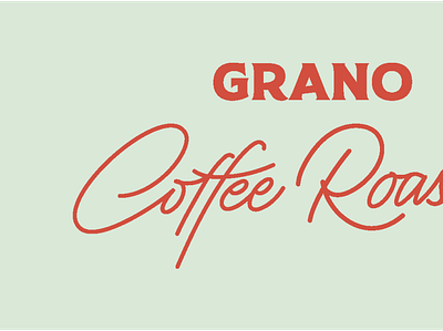 Grano branding brew cafe café coffe design graphic design layout lettering lettering art letters logo roasters typography