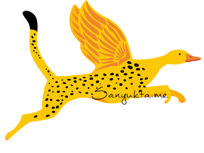 Cheetah mix animal bird cheetah goose illustration imagination mixup