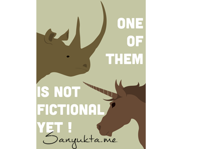 Save Animals Poster animals endangered extinct frame poster rhino save unicorn