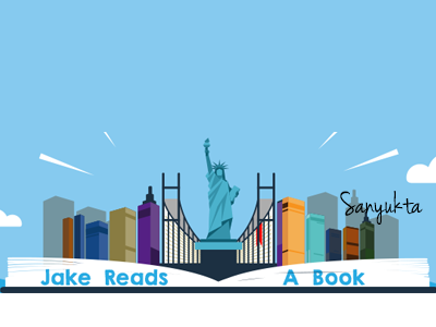 Blog Banner banner blog book illustration jake new york read statue of liberty vector website