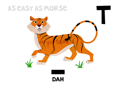As Easy as Morse - T aseasyas buy code cute easy ebook educational flashcards illustration kindle morse