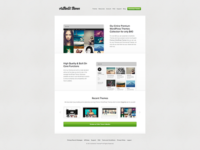 Authentic Themes authentic themes design premium shop store themes web wordpress