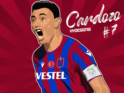 OSCAR CARDOZO x TRABZONSPOR app bordomavi design futbol hammers illustration jersey logo tasarım trabzonspor westhamunited