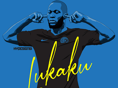 ROMELU LUKAKU x INTER app design illustration illustrator jersey logo tasarım trabzonspor ui vector