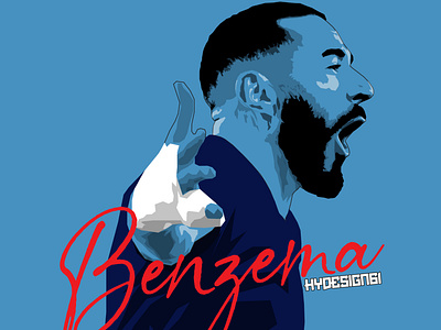 KARİM BENZEMA x FRANCE TEAM app bordomavi branding forma futbol hammers illustration illustrator tasarım trabzonspor vector