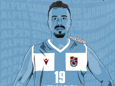 ALPER SARUHAN x TRABZONSPOR BASKET MAVİ FORMA