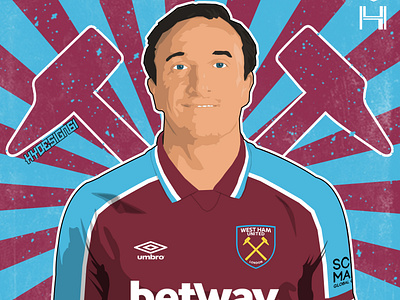 Mr. West Ham ' Mark Noble ' x WEST HAM UNITED