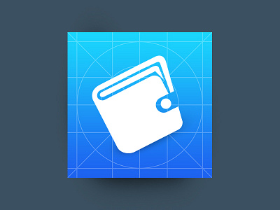 Wallet Icon application icon ipad iphone orange wallet