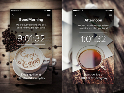 Waitingscreen gudmorning ios iphone ui waiting