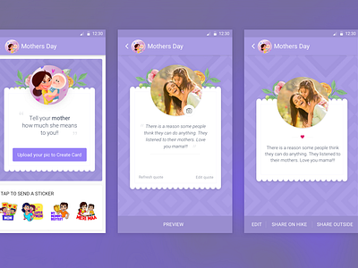 Mother'sday by vikas1307 for Hike on Dribbble