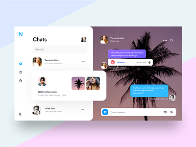 Hike Chat designs, themes, templates and downloadable graphic elements on  Dribbble