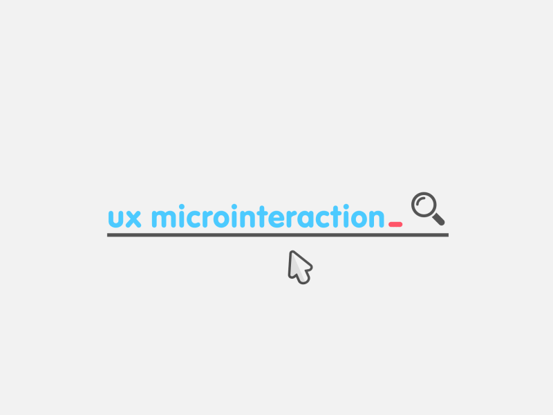 Search UX Micro-interaction in After Effects after effects animation gif loop microinteraction motion design search engine ui ux