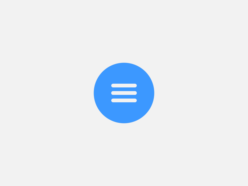 Hamburger Icon Micro Interaction aftereffects bodymovin hamburger icon lottie microinteraction motiondesign motiongraphics shapelayer ux uxdesign