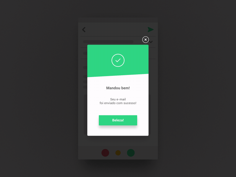 UX Motion Design for Popup Feedback, Loader and Obscuration