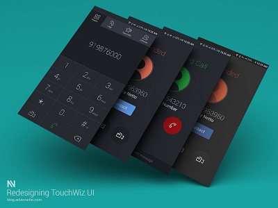 TouchWiz UI Redesign incoming call keypad redesign samsung touchwiz ui