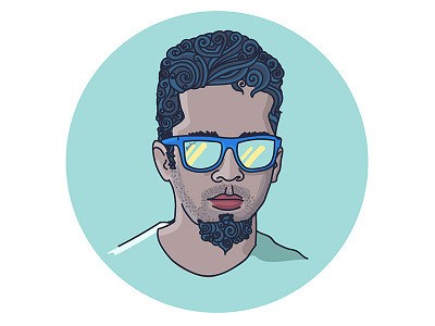 Self Portrait art avatar illustration illustrator
