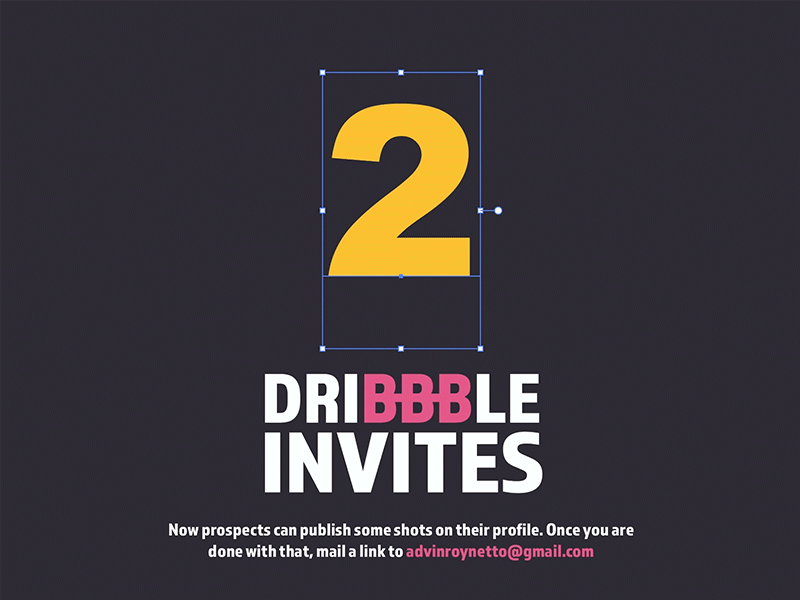 Dribbble Invite by advin roy netto on Dribbble