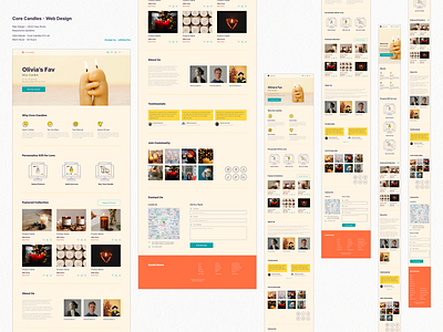Web Design - Core Candles