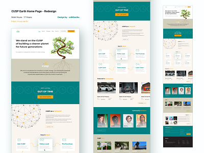 CUSP Earth - Landing Page Redesign