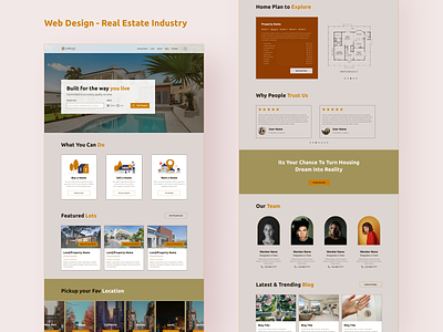 Corelot Website Landing page Design figma inkscape landing page real estate responsive design ui unsplash ux design web design