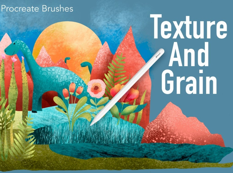 Texture & Grain Procreate Brushes by Priya Devi on Dribbble