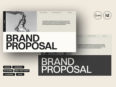 Brand Proposal 3d animation app branding design graphic design icon illustration logo motion graphics typography ui ux vector