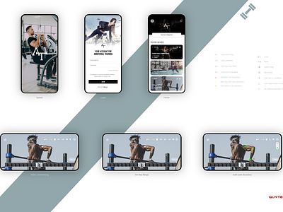 Fitness App UI Design branding fitness graphic design health training ui