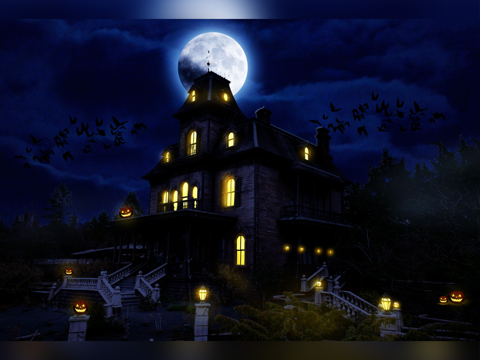 Haunted House Night Manipulation by Syed Al Qamar on Dribbble