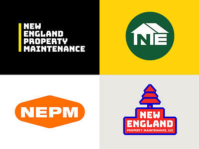 New England Property Maintenance Logo Options