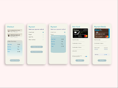 Credit Card Checkout #2 adobe illustrator credit card checkout daily 100 challenge dailyui dailyuichallenge design digital dribbble ui uidesign uiux ux