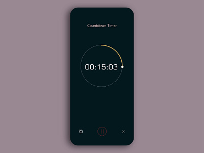 DailyUi - Countdown app