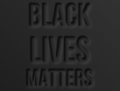 Black Lives Matter blacklivesmatter neomorphism