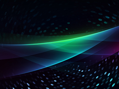 Orbital abstract bokeh dots glow green orbital perfecthue rainbow spectrum wallpaper wave