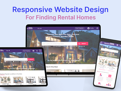 Responsive Website Design- Rental Home Website