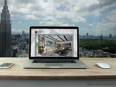 SAYURI - Exclusive Real Estate brand chic design excusive interface mac real estate share responsive style ui ux web design